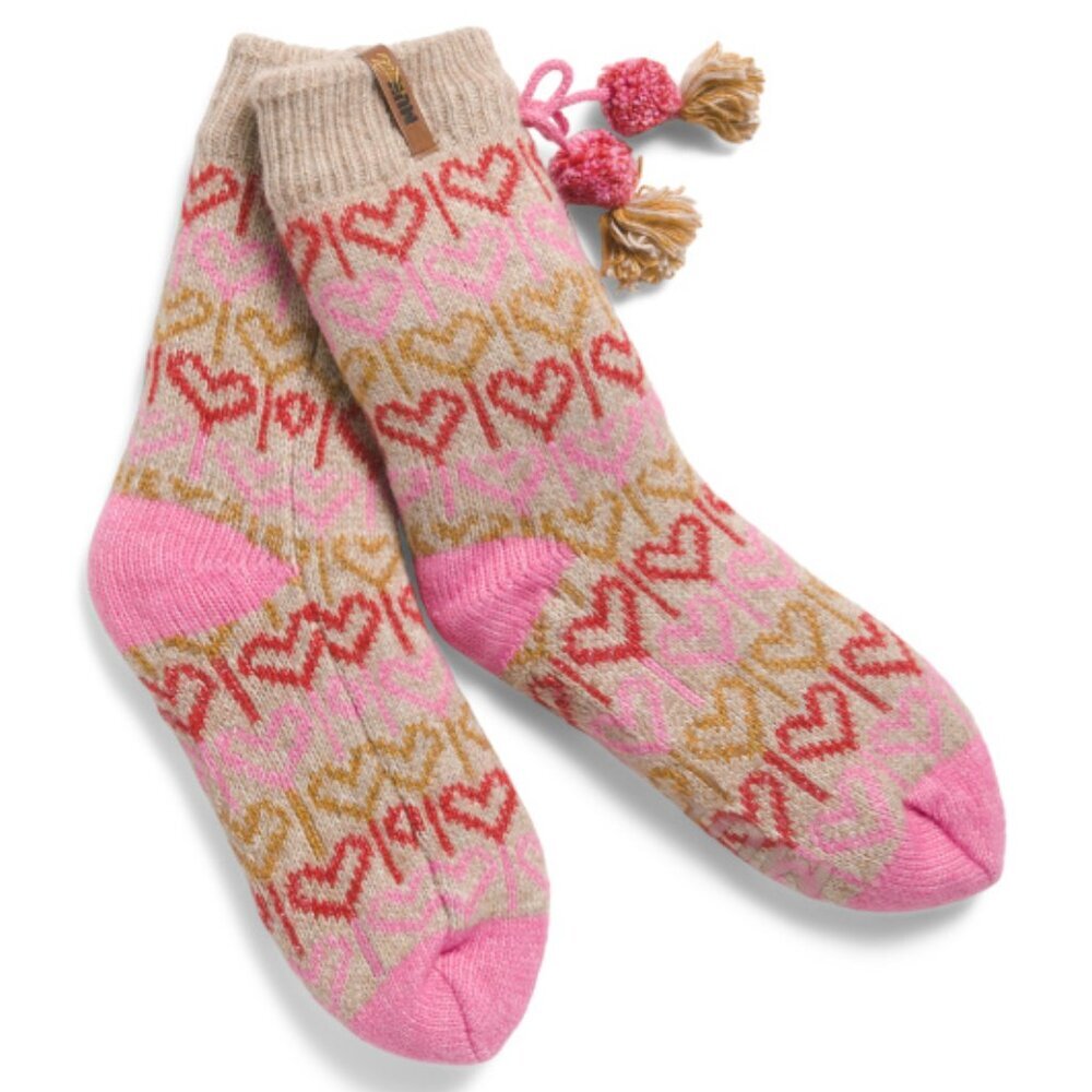 Muk Luks Women's Luxe Tall Cottage Socks 6-11
